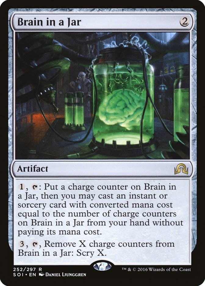 Image for Brain in a Jar (252) (Shadows over Innistrad) (SOI) - Magic: The Gathering
