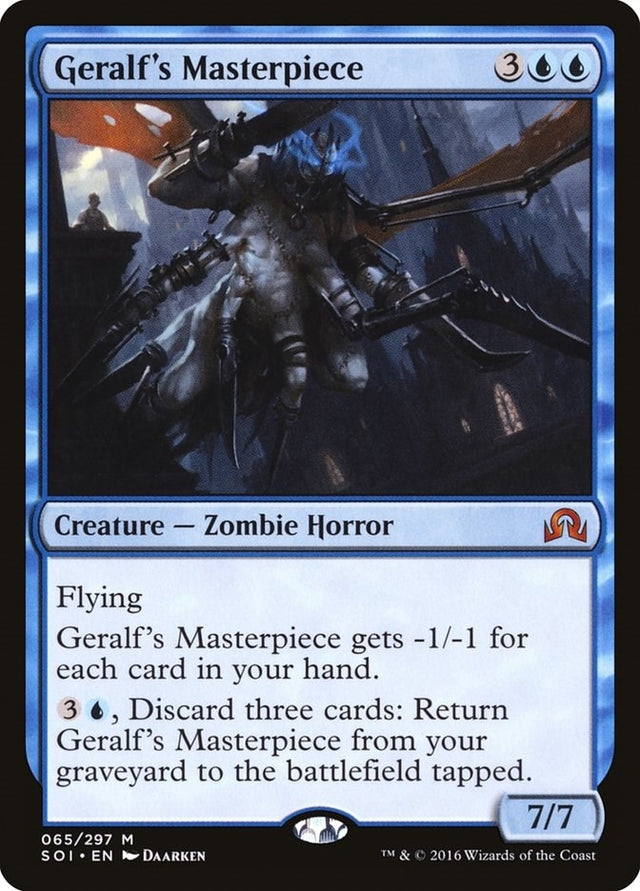 Image for Geralf's Masterpiece (65) (Shadows over Innistrad) (SOI) - Magic: The Gathering