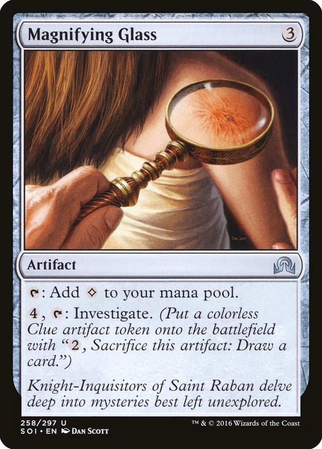 Image for Magnifying Glass (258) (Shadows over Innistrad) (SOI) - Magic: The Gathering