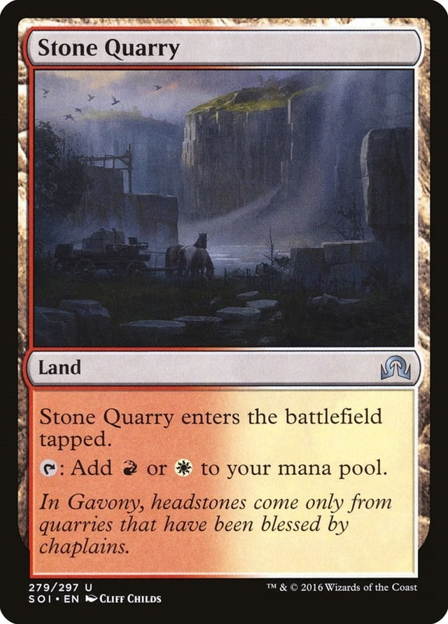 Image for Stone Quarry (279) (Shadows over Innistrad) (SOI) - Magic: The Gathering