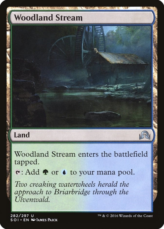 Image for Woodland Stream (282) (Foil) (Shadows over Innistrad) (SOI) - Magic: The Gathering