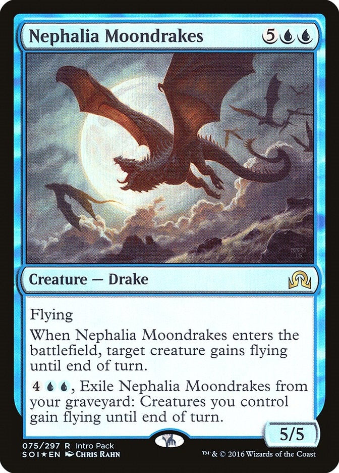 Image for Nephalia Moondrakes (75) (Foil) (Unique and Miscellaneous Promos) (UMP) - Magic: The Gathering