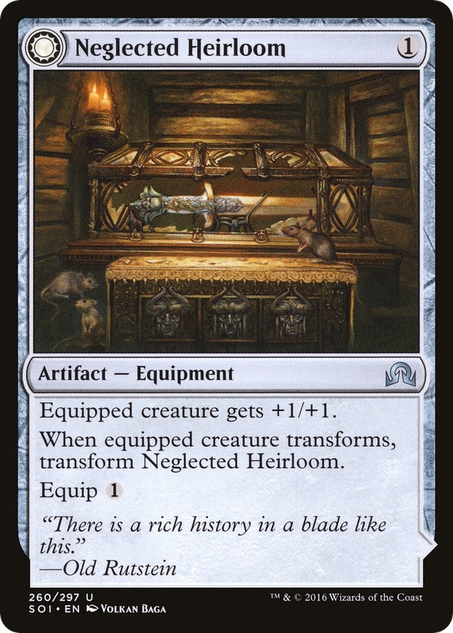 Image for Neglected Heirloom (260) (Shadows over Innistrad) (SOI) - Magic: The Gathering