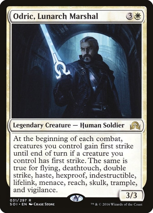 Image for Odric, Lunarch Marshal (31) (Foil) (Shadows over Innistrad) (SOI) - Magic: The Gathering