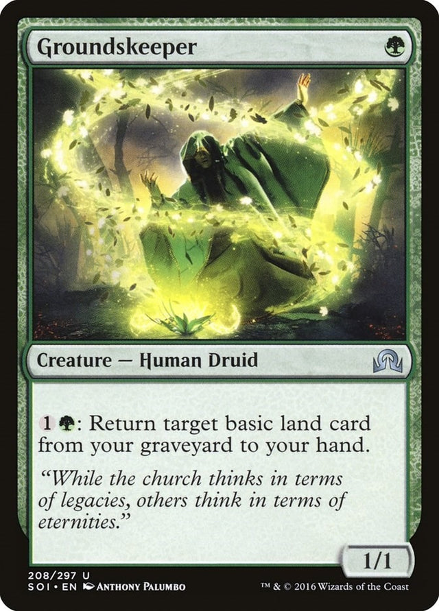 Image for Groundskeeper (208) (Shadows over Innistrad) (SOI) - Magic: The Gathering
