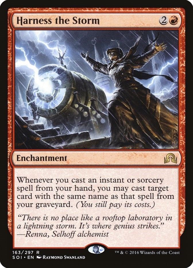 Image for Harness the Storm (163) (Foil) (Shadows over Innistrad) (SOI) - Magic: The Gathering