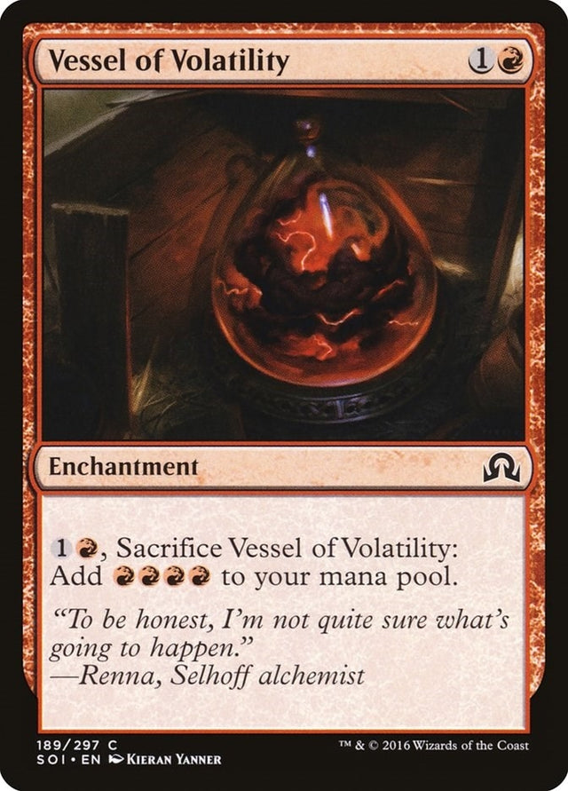 Image for Vessel of Volatility (189) (Foil) (Shadows over Innistrad) (SOI) - Magic: The Gathering