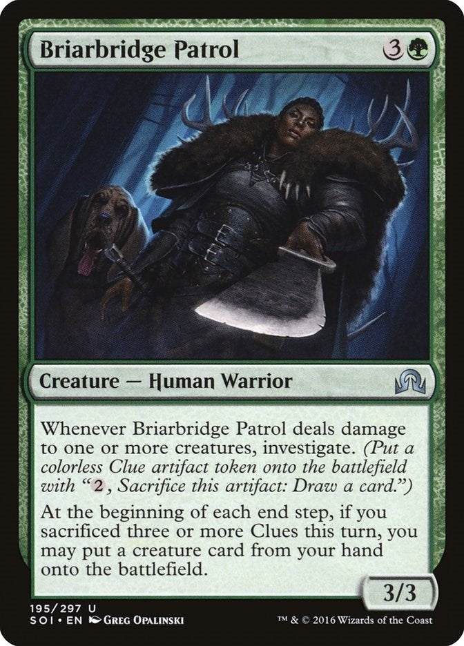 Image for Briarbridge Patrol (195) (Foil) (Shadows over Innistrad) (SOI) - Magic: The Gathering
