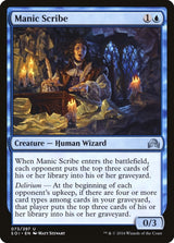 Image for Manic Scribe (73) (Shadows over Innistrad) (SOI) - Magic: The Gathering