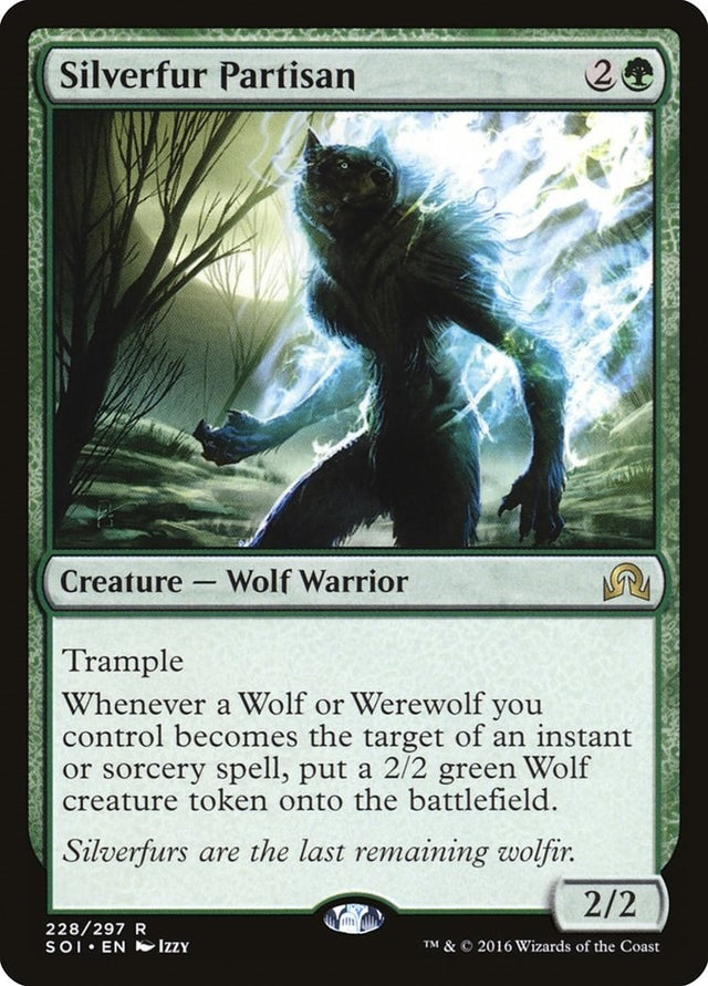Image for Silverfur Partisan (228) (Shadows over Innistrad) (SOI) - Magic: The Gathering