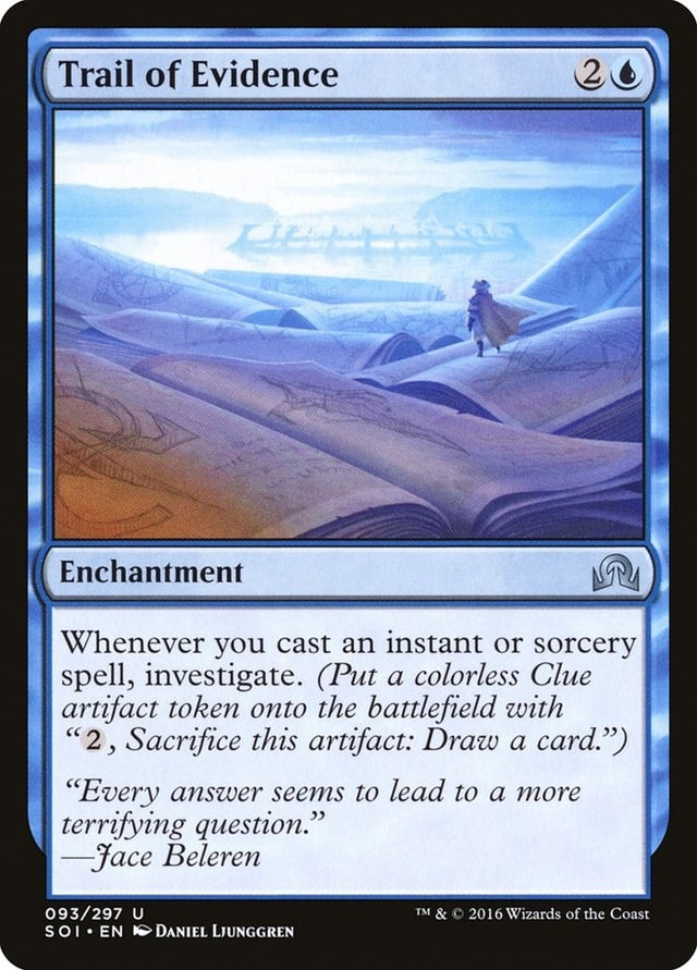 Image for Trail of Evidence (93) (Shadows over Innistrad) (SOI) - Magic: The Gathering