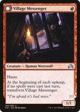 Image for Village Messenger (190) (Foil) (Shadows over Innistrad) (SOI) - Magic: The Gathering