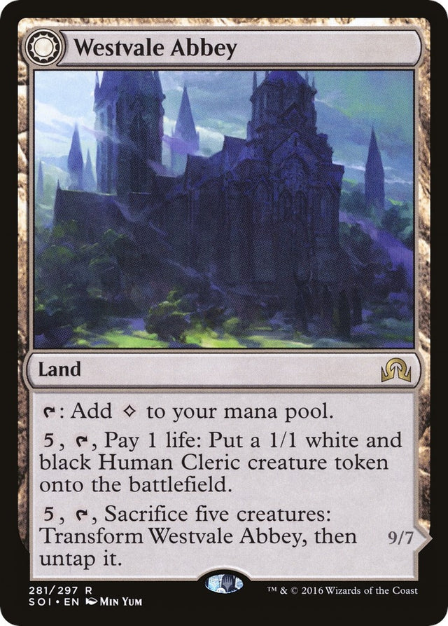 Image for Westvale Abbey (281) (Shadows over Innistrad) (SOI) - Magic: The Gathering
