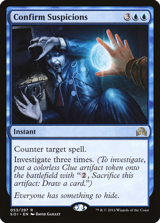 Image for Confirm Suspicions (53) (Shadows over Innistrad) (SOI) - Magic: The Gathering