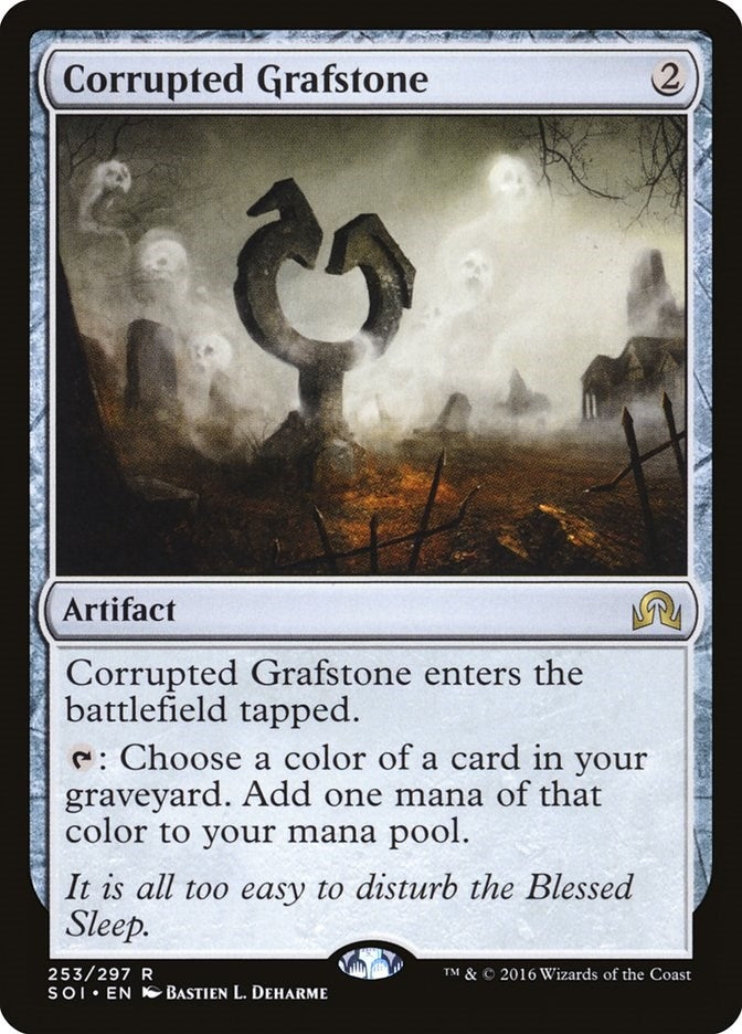 Image for Corrupted Grafstone (253) (Shadows over Innistrad) (SOI) - Magic: The Gathering