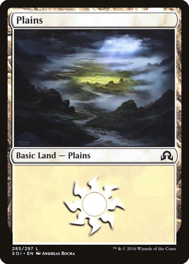Image for Plains (285) (285) (Foil) (Shadows over Innistrad) (SOI) - Magic: The Gathering