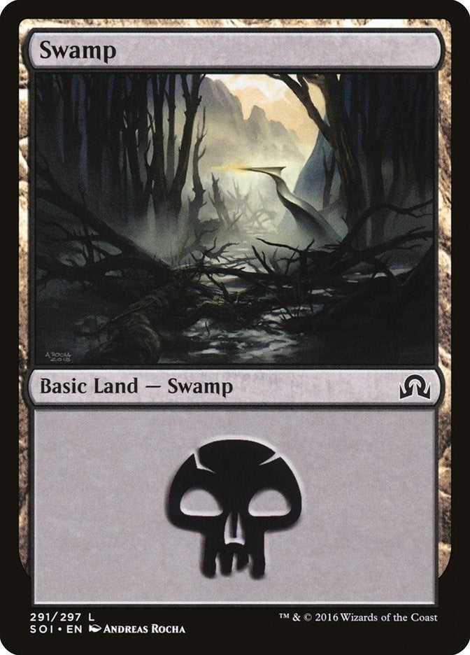Image for Swamp (291) (291) (Shadows over Innistrad) (SOI) - Magic: The Gathering