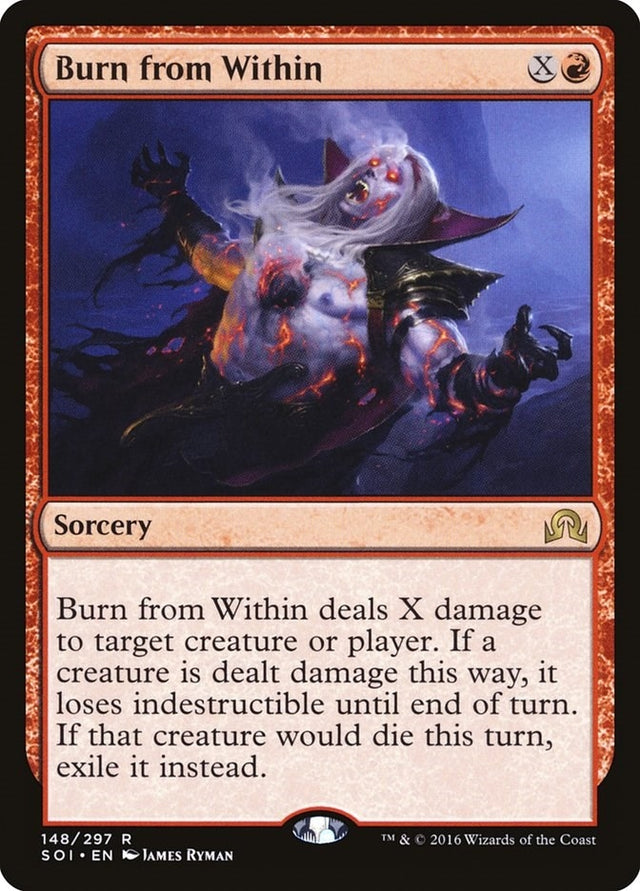 Image for Burn from Within (148) (Foil) (Shadows over Innistrad) (SOI) - Magic: The Gathering