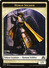 Image for Human Soldier Token (2) (Shadows over Innistrad) (SOI) - Magic: The Gathering