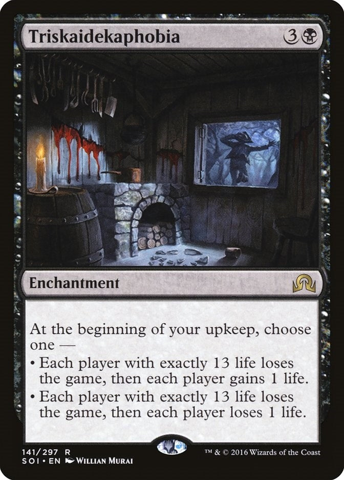Image for Triskaidekaphobia (141) (Foil) (Shadows over Innistrad) (SOI) - Magic: The Gathering