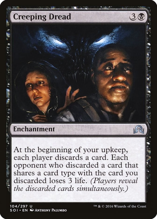 Image for Creeping Dread (104) (Shadows over Innistrad) (SOI) - Magic: The Gathering