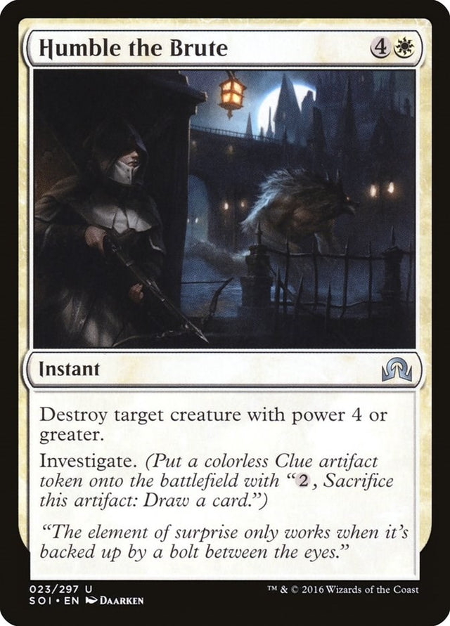 Image for Humble the Brute (23) (Shadows over Innistrad) (SOI) - Magic: The Gathering