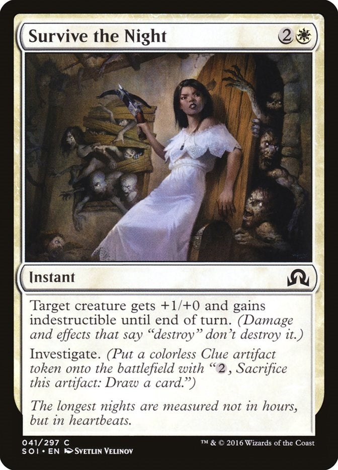 Image for Survive the Night (41) (Foil) (Shadows over Innistrad) (SOI) - Magic: The Gathering