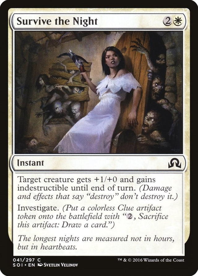 Image for Survive the Night (41) (Foil) (Shadows over Innistrad) (SOI) - Magic: The Gathering