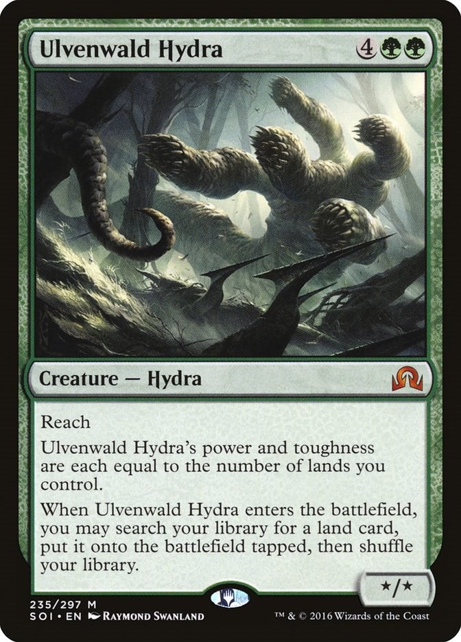 Image for Ulvenwald Hydra (235) (Foil) (Shadows over Innistrad) (SOI) - Magic: The Gathering