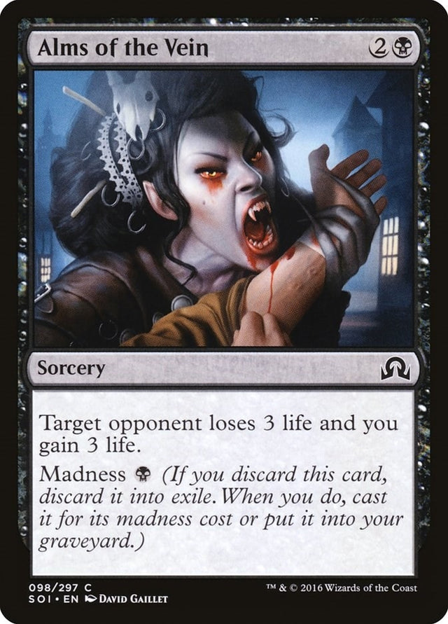Image for Alms of the Vein (98) (Foil) (Shadows over Innistrad) (SOI) - Magic: The Gathering