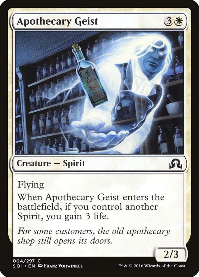 Image for Apothecary Geist (4) (Shadows over Innistrad) (SOI) - Magic: The Gathering