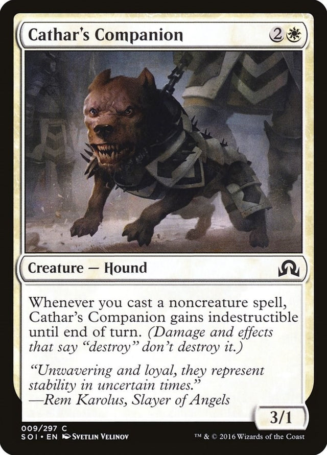 Image for Cathar's Companion (9) (Shadows over Innistrad) (SOI) - Magic: The Gathering