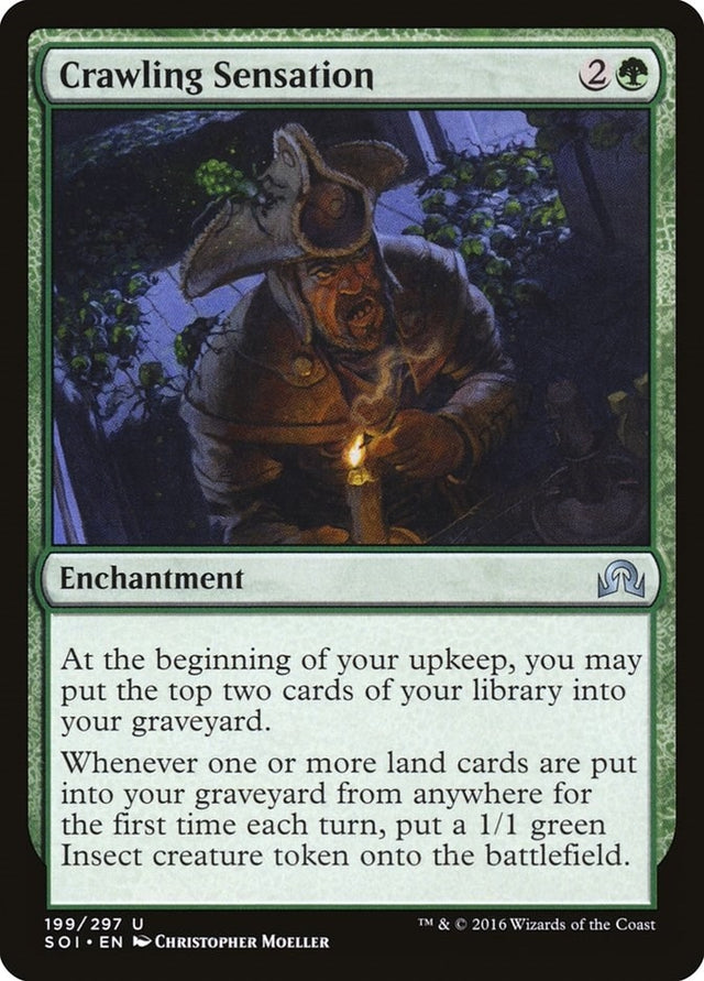 Image for Crawling Sensation (199) (Shadows over Innistrad) (SOI) - Magic: The Gathering