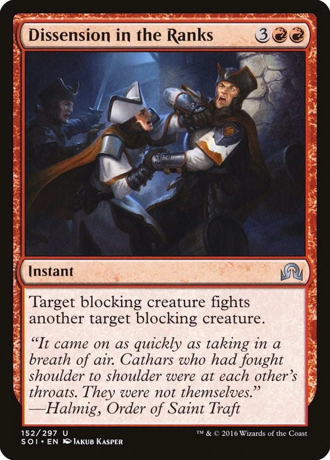 Image for Dissension in the Ranks (152) (Foil) (Shadows over Innistrad) (SOI) - Magic: The Gathering
