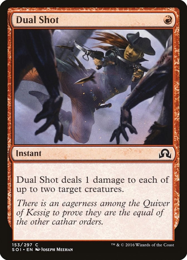 Image for Dual Shot (153) (Foil) (Shadows over Innistrad) (SOI) - Magic: The Gathering