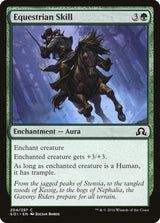 Image for Equestrian Skill (204) (Foil) (Shadows over Innistrad) (SOI) - Magic: The Gathering