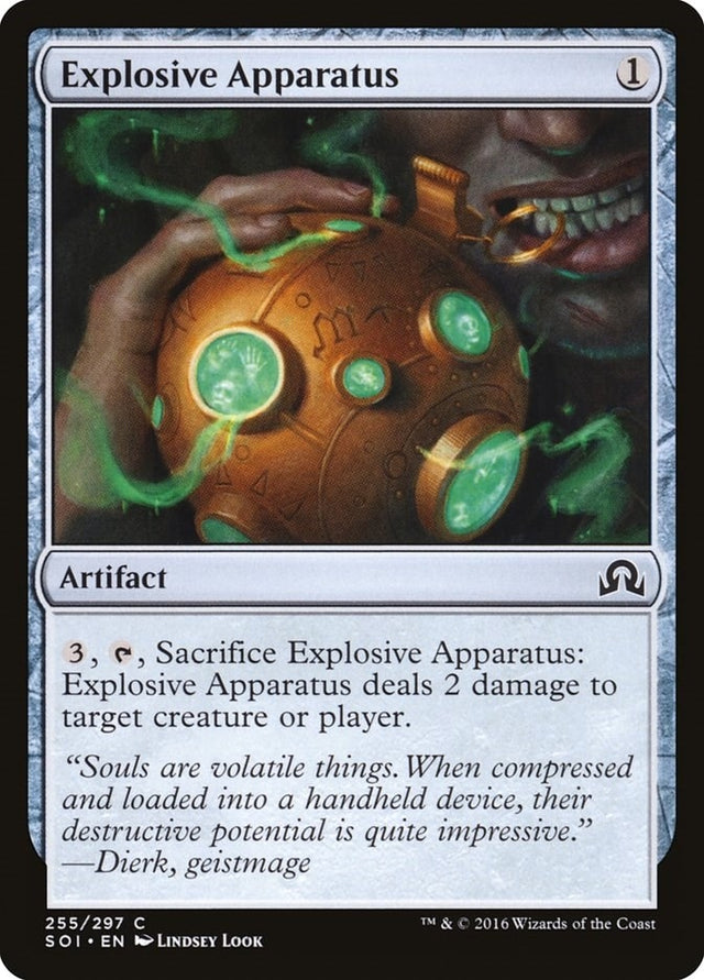 Image for Explosive Apparatus (255) (Shadows over Innistrad) (SOI) - Magic: The Gathering