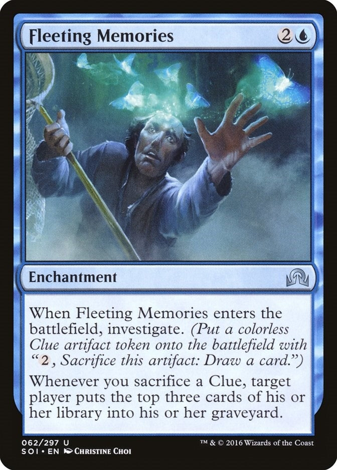 Image for Fleeting Memories (62) (Foil) (Shadows over Innistrad) (SOI) - Magic: The Gathering