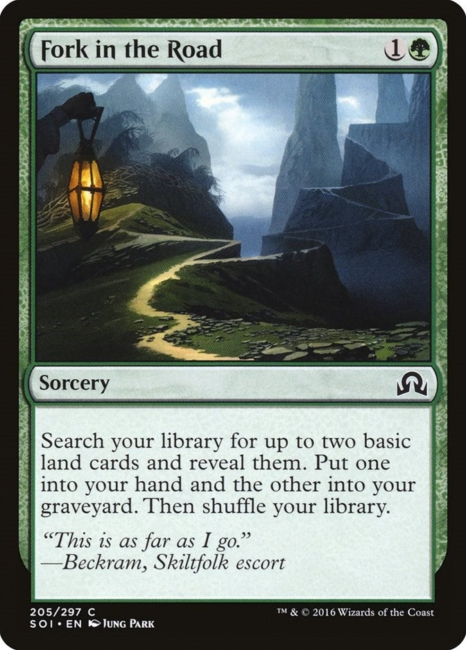 Image for Fork in the Road (205) (Foil) (Shadows over Innistrad) (SOI) - Magic: The Gathering