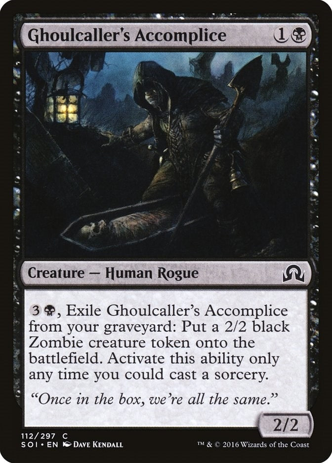 Image for Ghoulcaller's Accomplice (112) (Shadows over Innistrad) (SOI) - Magic: The Gathering