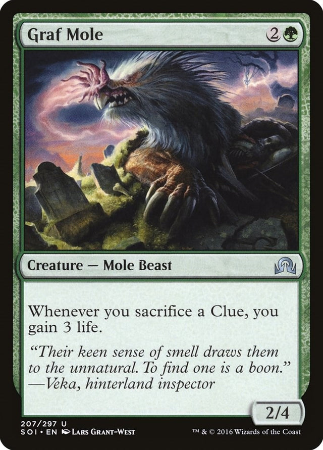 Image for Graf Mole (207) (Shadows over Innistrad) (SOI) - Magic: The Gathering