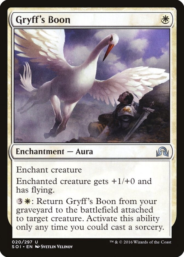 Image for Gryff's Boon (20) (Foil) (Shadows over Innistrad) (SOI) - Magic: The Gathering