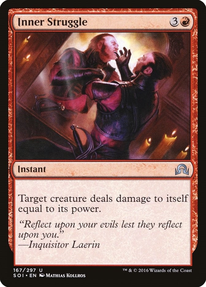 Image for Inner Struggle (167) (Shadows over Innistrad) (SOI) - Magic: The Gathering