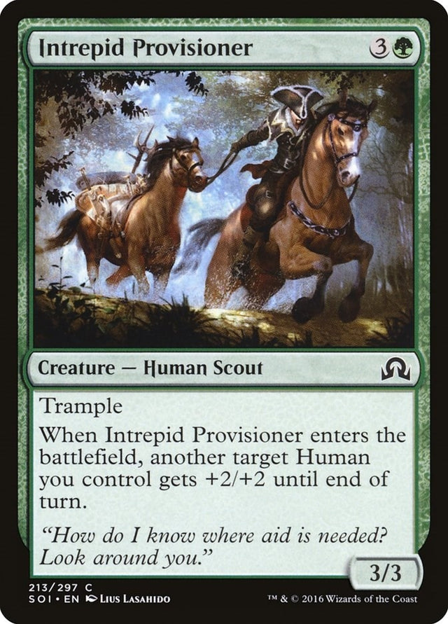 Image for Intrepid Provisioner (213) (Shadows over Innistrad) (SOI) - Magic: The Gathering