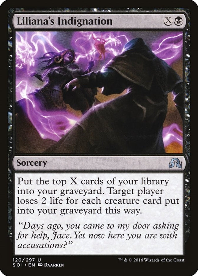 Image for Liliana's Indignation (120) (Shadows over Innistrad) (SOI) - Magic: The Gathering