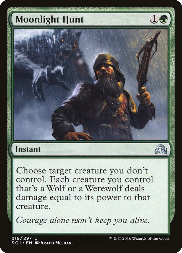 Image for Moonlight Hunt (219) (Shadows over Innistrad) (SOI) - Magic: The Gathering