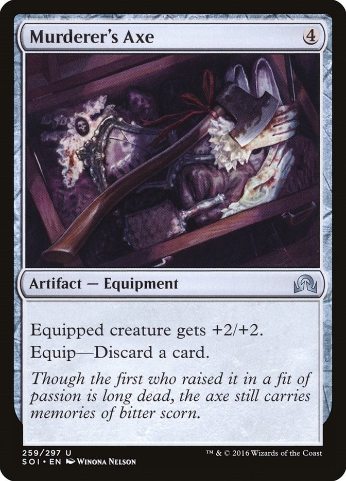Image for Murderer's Axe (259) (Foil) (Shadows over Innistrad) (SOI) - Magic: The Gathering