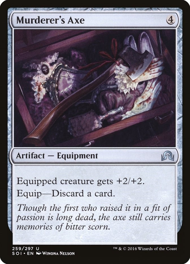 Image for Murderer's Axe (259) (Foil) (Shadows over Innistrad) (SOI) - Magic: The Gathering