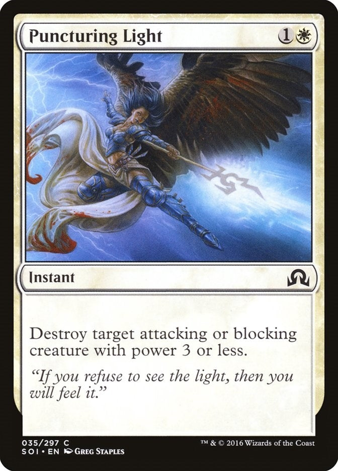Image for Puncturing Light (35) (Shadows over Innistrad) (SOI) - Magic: The Gathering