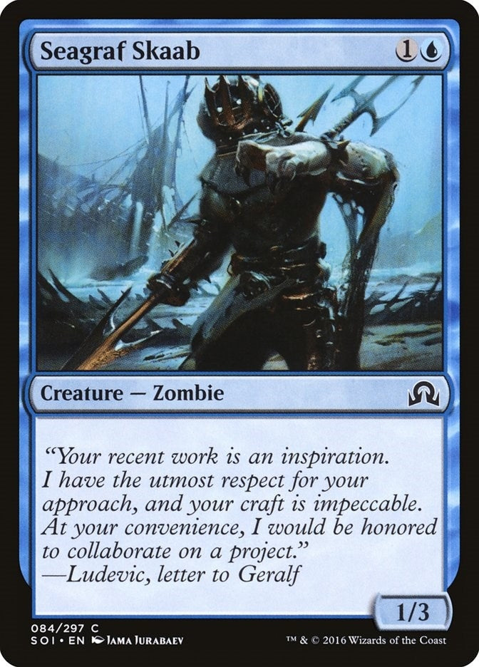Image for Seagraf Skaab (84) (Foil) (Shadows over Innistrad) (SOI) - Magic: The Gathering